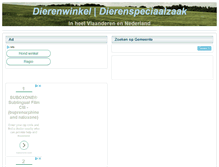 Tablet Screenshot of dierenwinkels.leovacity.be