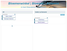 Tablet Screenshot of bloemenwinkels.leovacity.be